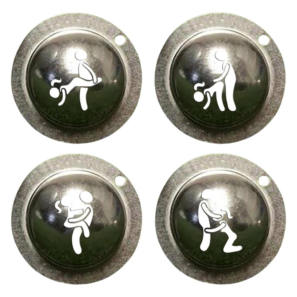 Buy Tin Cup Golf Ball Custom Marker Funny Stencil Tool Adult Humor Golf
