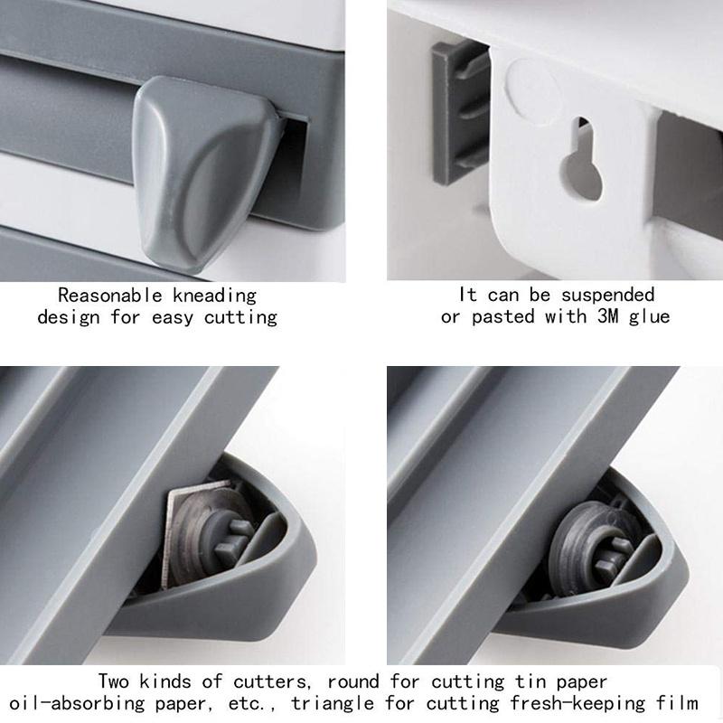 Cheap Multifunction Kitchen Organizer Wallmounted Tin Foil Storage