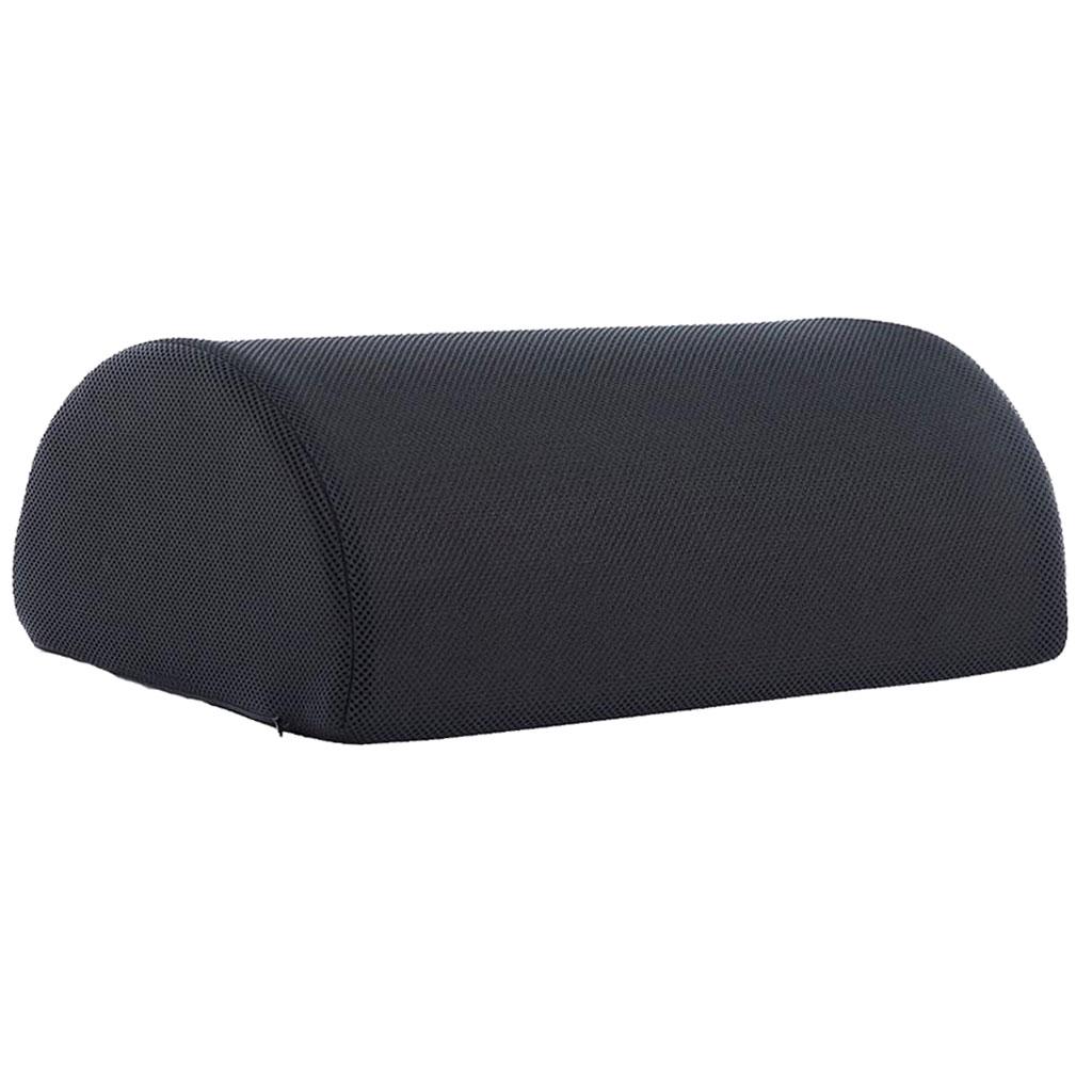 Buy Memory Foam Foot Rest Cushion Half Moon Bolster Pillow Black at