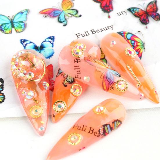 Nail Art Allmatched Transfer Sticker Stylish Watermarks uygun fiyatlı