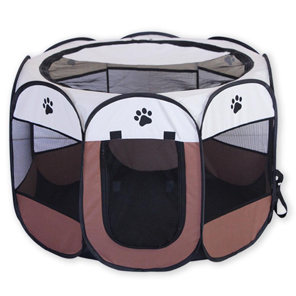 Buy Portable Folding Pet Tent Dog House Octagon Cage For Cat Tent