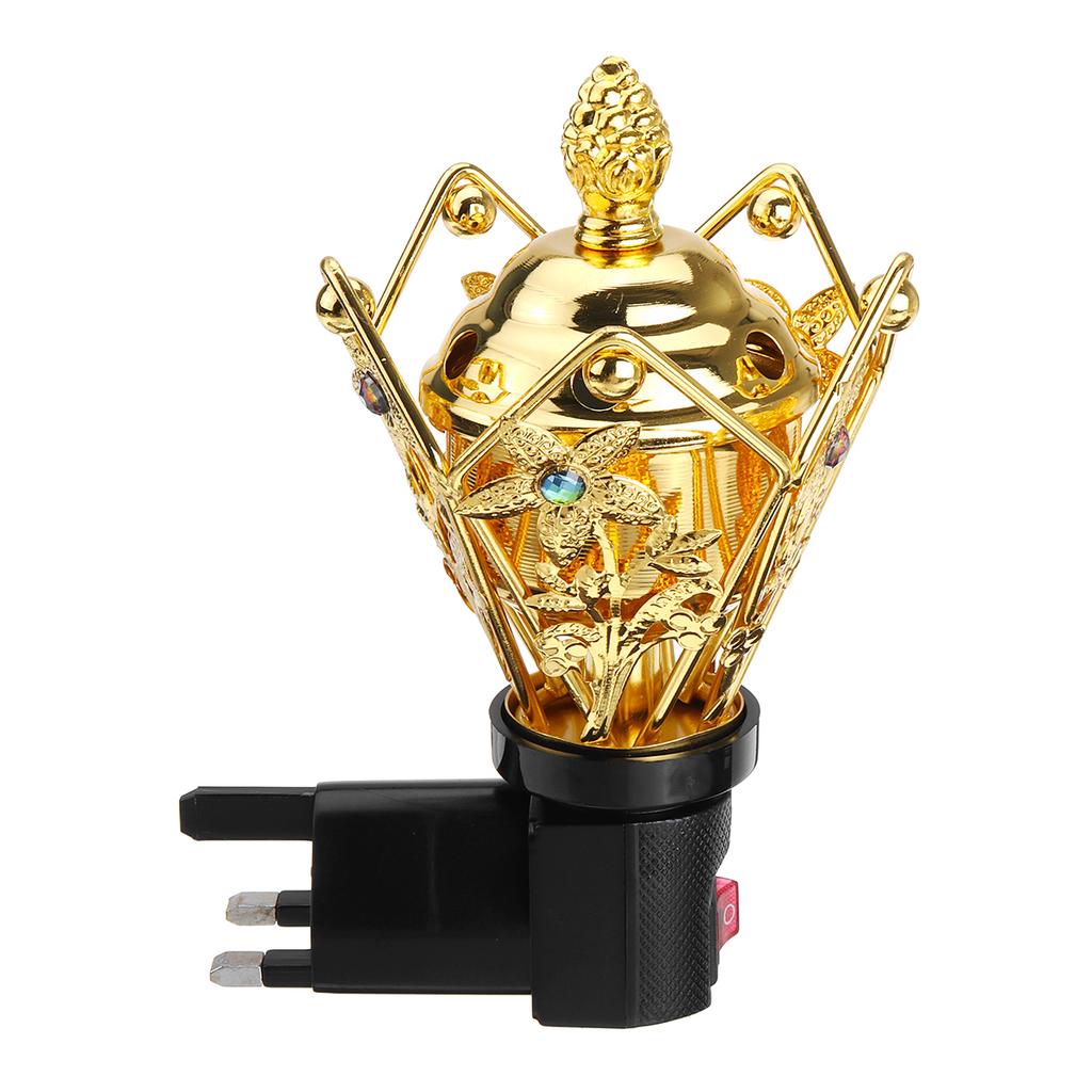 Buy Portable Mini Electric Bakhoor Burner Incense Metal Burners Square