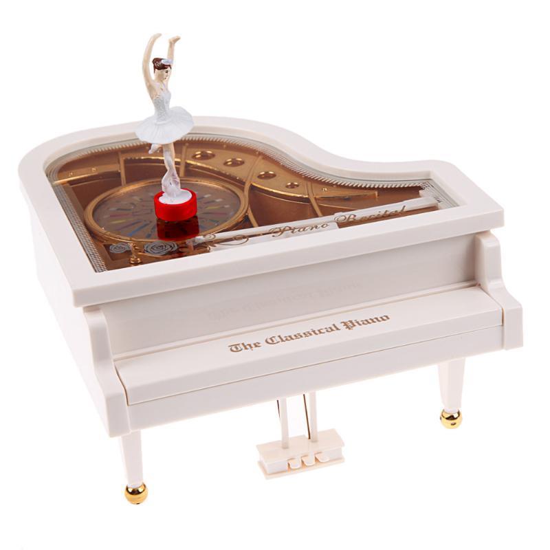 Satın alın Clockwork Type Rotary Classical Ballerina Girl On The Piano