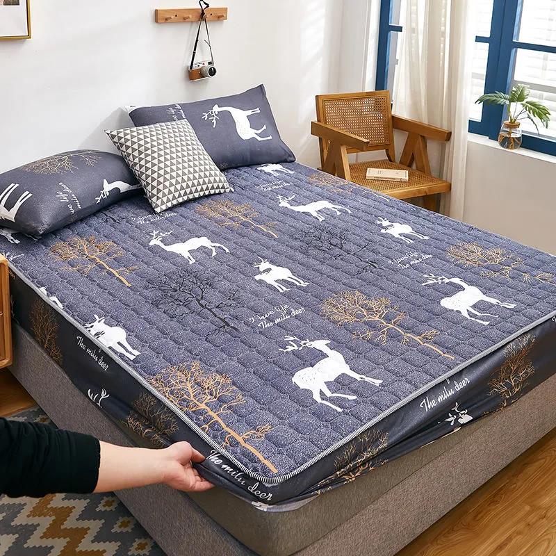 Buy Large Nonslip Mattress Cover Thick Quilted Bed Cover Cover Simmons