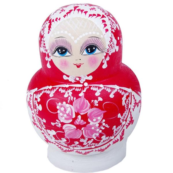 Buy A Set of 10pcs Delicate Wooden Russian Nesting Dolls Traditional