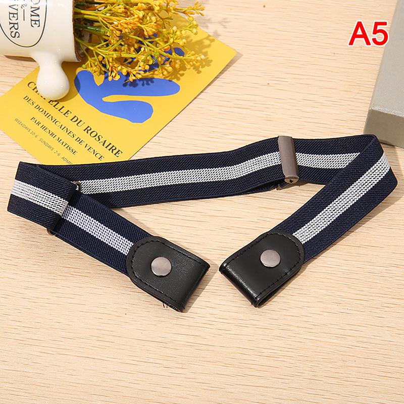 Cheap 1PC Men Women BuckleFree Elastic Belt Without Buckle Seamless