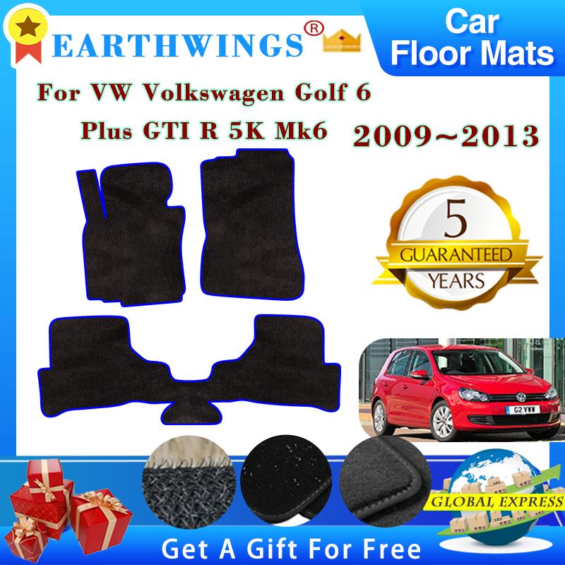 Buy Car Floor Mats Fit For VW Volkswagen Golf 6 Plus GTI R 5K Mk6 5