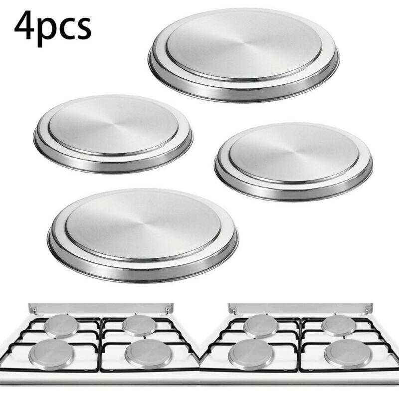 Buy 4Pcs Stainless Steel Hob Covers Stove Plate Top Cooker Protector