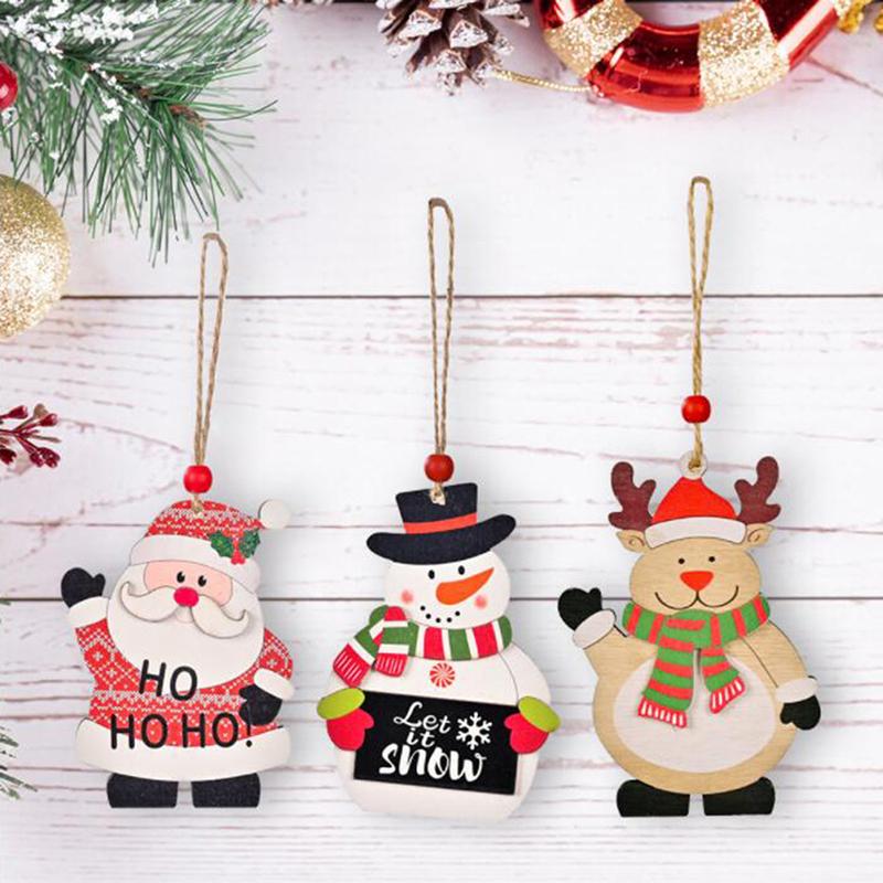 Christmas 2022 Chain Buy Christmas Tree Hanging Wooden Pendants Ornaments 2022 New Christmas Decoration At Affordable Prices — Free Shipping, Real Reviews With Photos — Joom