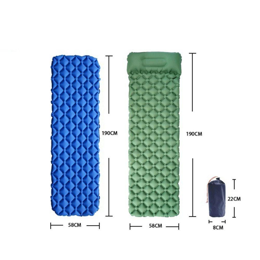 Satın alın Fast Filling Air Moistureproof Beach Mat Sleeping Pad Inflatable Mattress Cushion