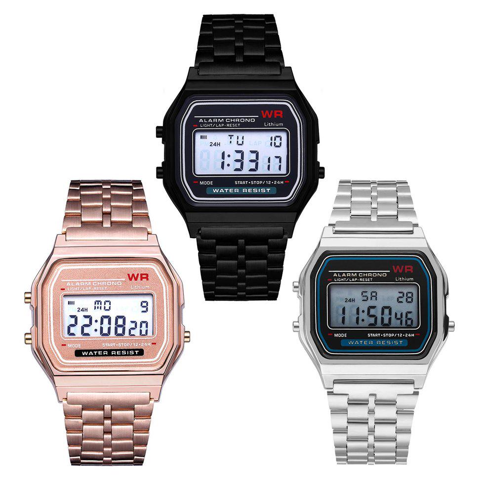 Buy LED Digital Wrist Watch Strap Digital Electronic Watch Calendar