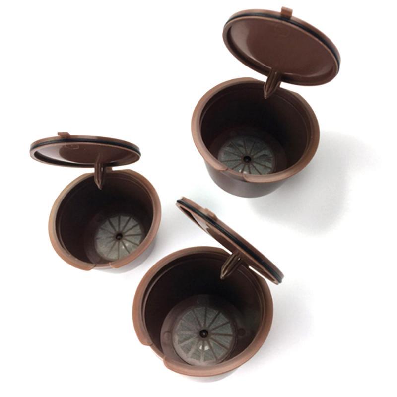 Cheap 10X Refillable Reusable Coffee Capsule Pods Cup for Nescafe Dolce