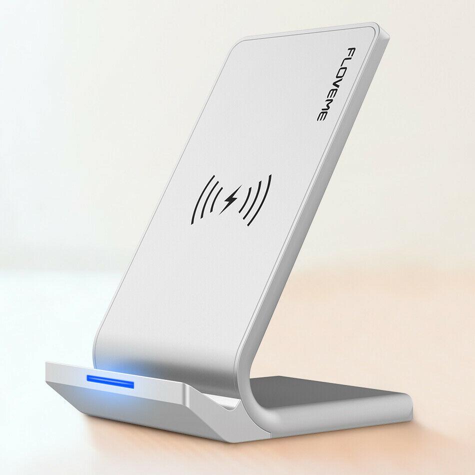Qi Wireless Ladegerät Desktop TelefonHalter für iPhone 11ProMax 11Pro