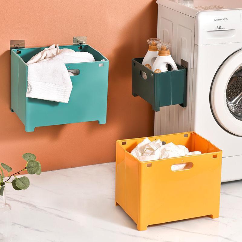 Buy Dirty Clothes Storage Basket Wallmounted Foldable Dirty Clothes Basket Wallmounted Home