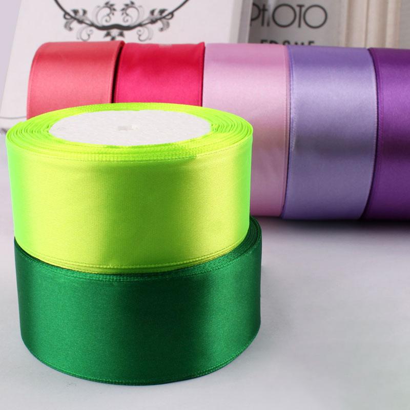 Cheap 25Yards/Roll New Arrival 25Yards/Roll Bow 5cm Handwork Silk Satin