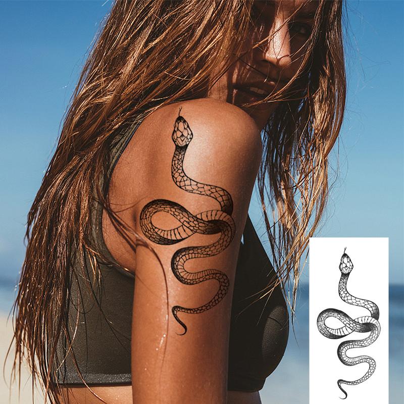 Dark Wind Lasting Neutral Trendy Cool Flower Arm Wind Snake Tattoo Stickers Acquista In Modo Economico — Spedizione Gratuita, Recensioni Reali Con Foto — Joom 800_x_800_jpg