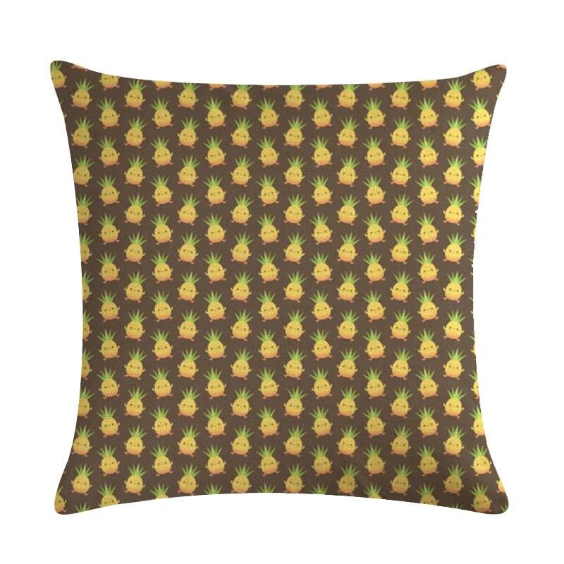 💰Köp billigt online Yellow Cartoon Pattern Printed Cushion Cover Home