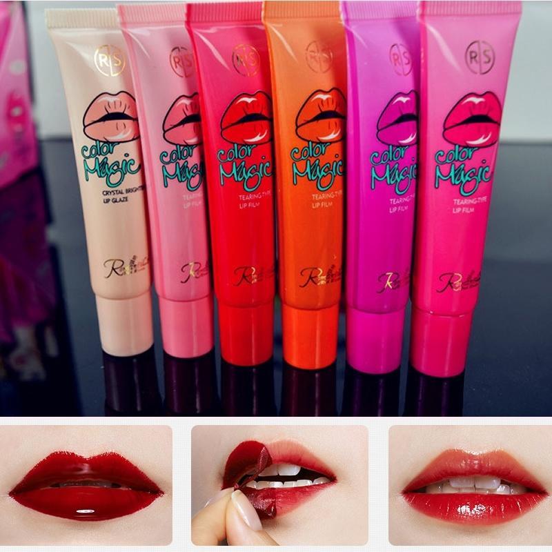 Buy Tearing Type Lip Gloss Matte Waterproof Lipstick Magic Color Peel