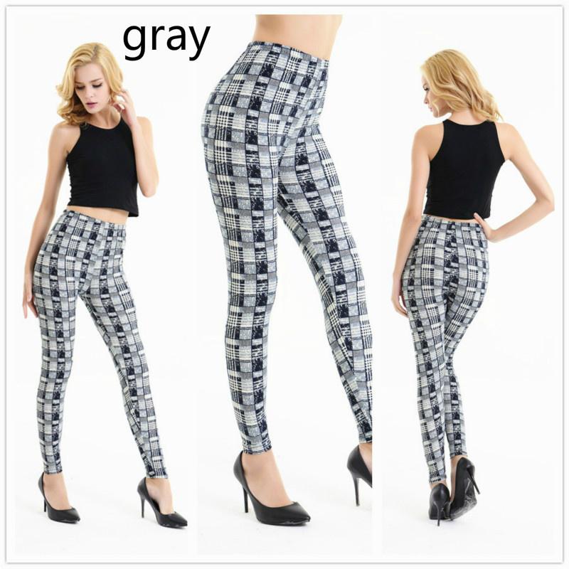 Cheap Women's Leggings Fashion Printed /Striped /Plaid Legging Women Skinny Pants Trousers Joom
