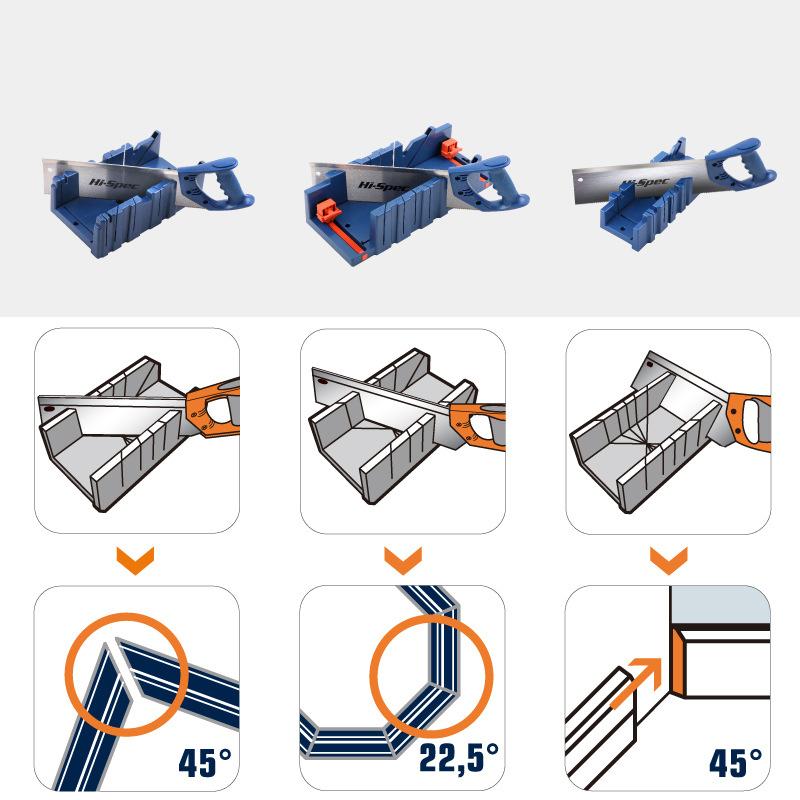 💰Kaufe 45/90 Grad Holzschneiden Spannen Gehrung Säge Box Multifunktion Holzbearbeitungssäge Zum Besten Preis Im Online-Shop Bei Joom