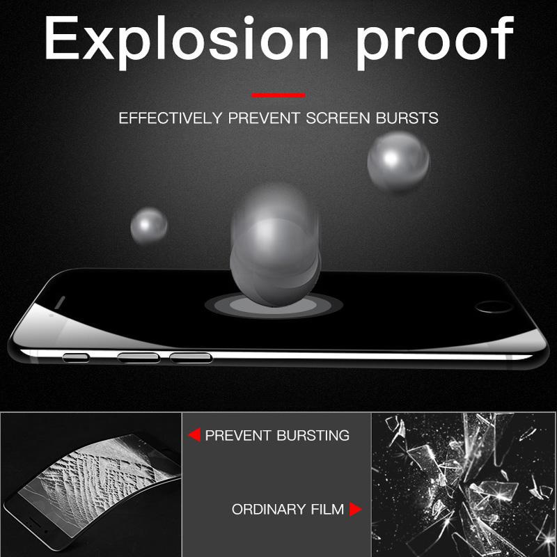 Buy 9D Protective Glass for iPhone 7 Screen Protector For iPhone 8 Xr