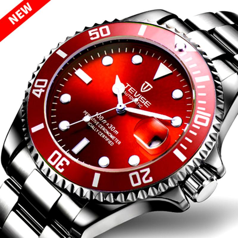 Cheap Tevise Watches Men Luxury Automatic Mechanical Watch Men