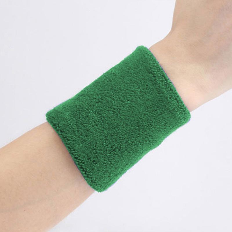 Sports Exercise Wrist Sweatband Unisex Cotton Sweat Bands For