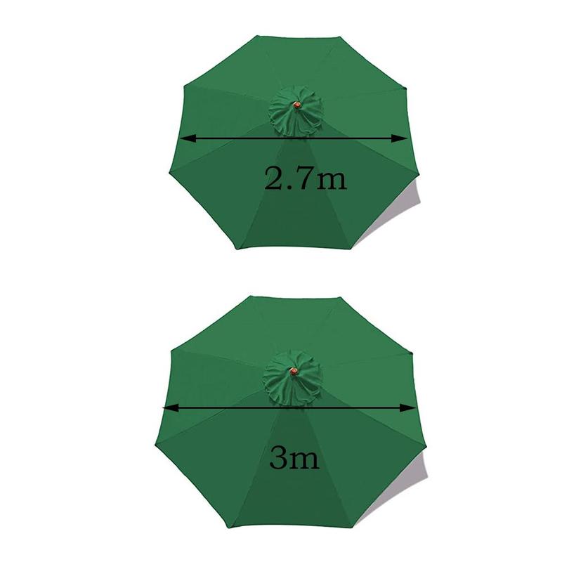 Buy 3 Meters Waterproof Outdoor Parasol Cloth Fabric Parasol Banana Cantilever Garden Patio