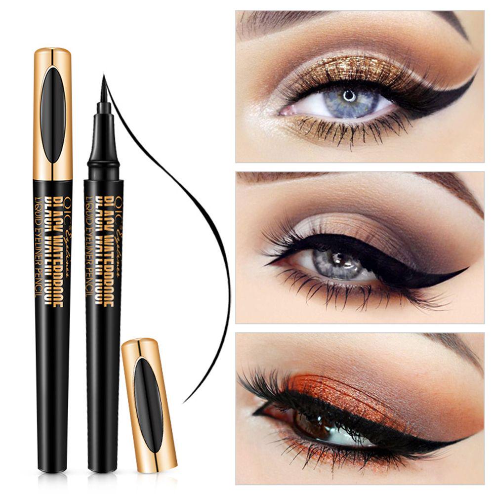 Buy Black Liquid Eyeliner Stamp Marker Pencil Professional Cosmetics