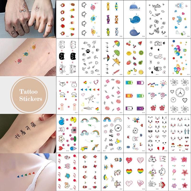 Koupit 30Sheet/Set Ins Korea Small Fresh Colorful Smile Rainbow Flower Love Tattoo Stickers Za Dobrou Cenu — Doprava Zdarma, Skutečné Recenze S Fotkami — Joom 800_x_800_jpg