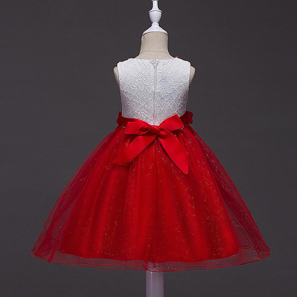 Buy Children's Clothing Spring and Summer Flower Girl Dress Children's Lace Princess Dress Gauze