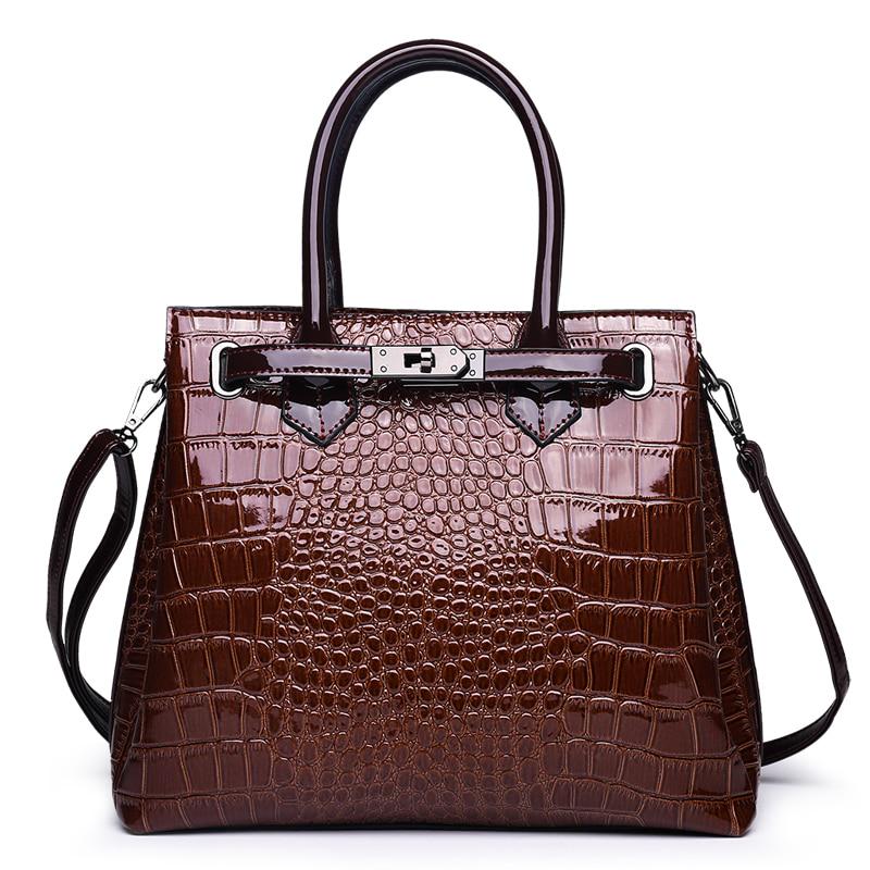Buy Luxury Crocodile Bags Women Handbags PU Leather Tote Bolsas