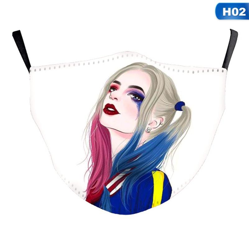 Harley Quinn Mask Harley Quinn Face Mask Joker Face Mask Suicide Squad