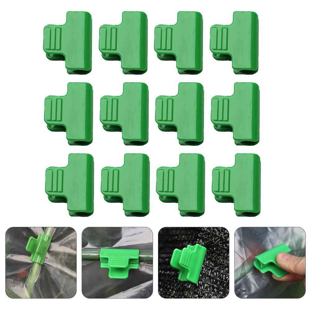 Buy 24 Pcs Plastic Greenhouse Snap Clamps Film Buckle Clamps Plastic