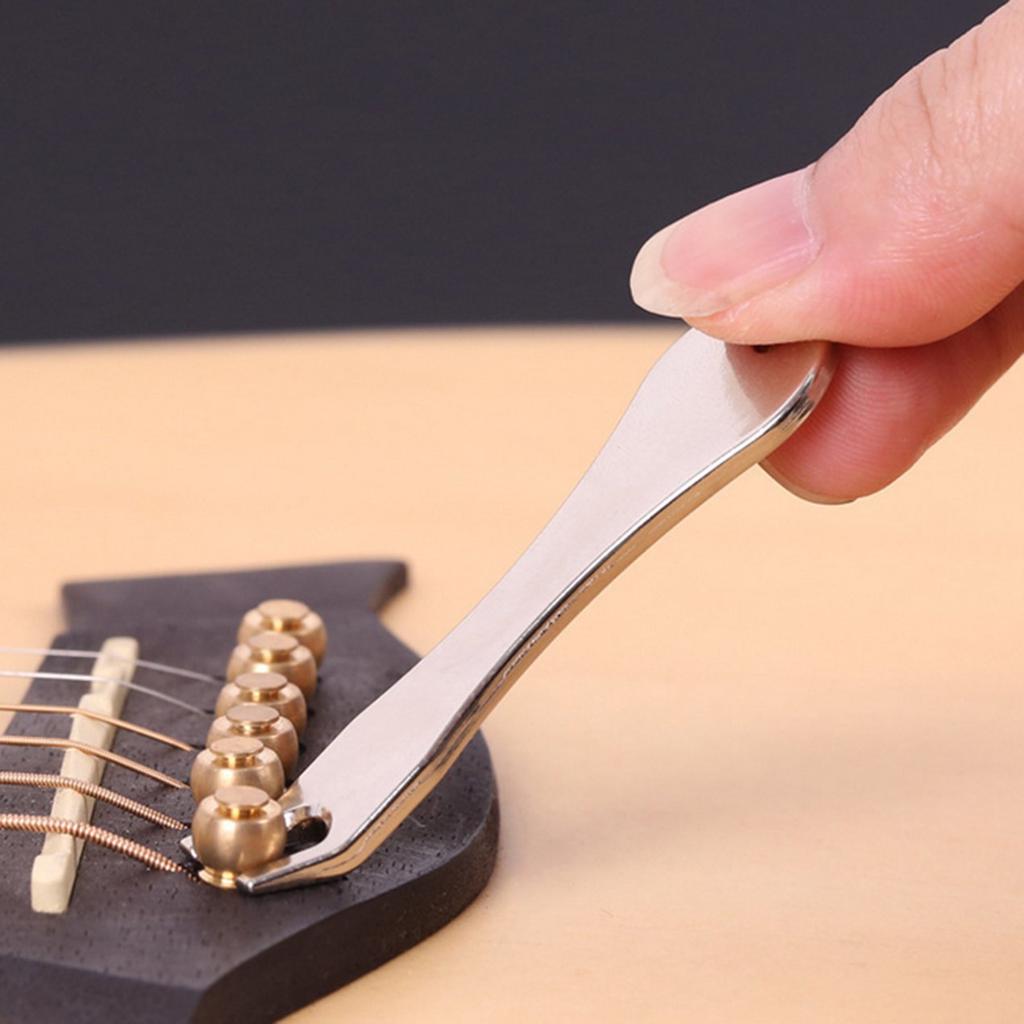 Buy Durable Zinc Alloy Guitar Pin Puller Guitar String Winder Bridge