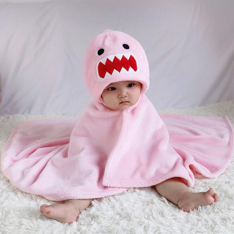 Buy Baby Clothes Hooded Bath Towel Cow Bathrobe Cartoon Animal Cloak