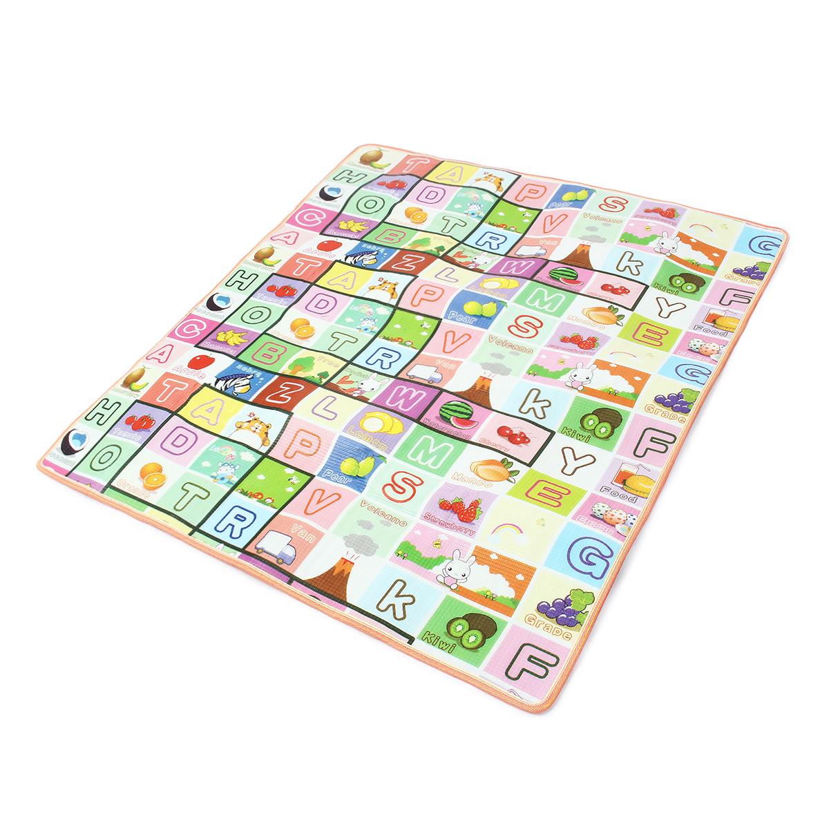 Baby Play Mat 2cm Thick Crawling Mat Double Surface Baby Carpet Rug