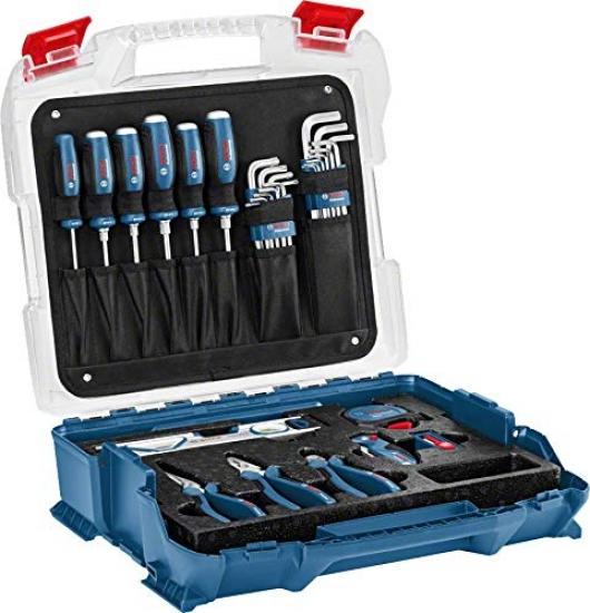Buy Bosch Professional 1600a016bw 40piece Hand Tool Set In Case at