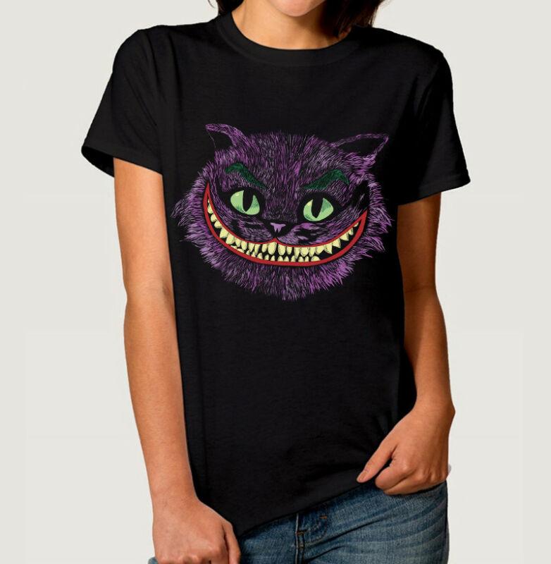 Buy Cheshire Cat T Shirt Alice In Wonderland Mens Womens Tshirt Chic