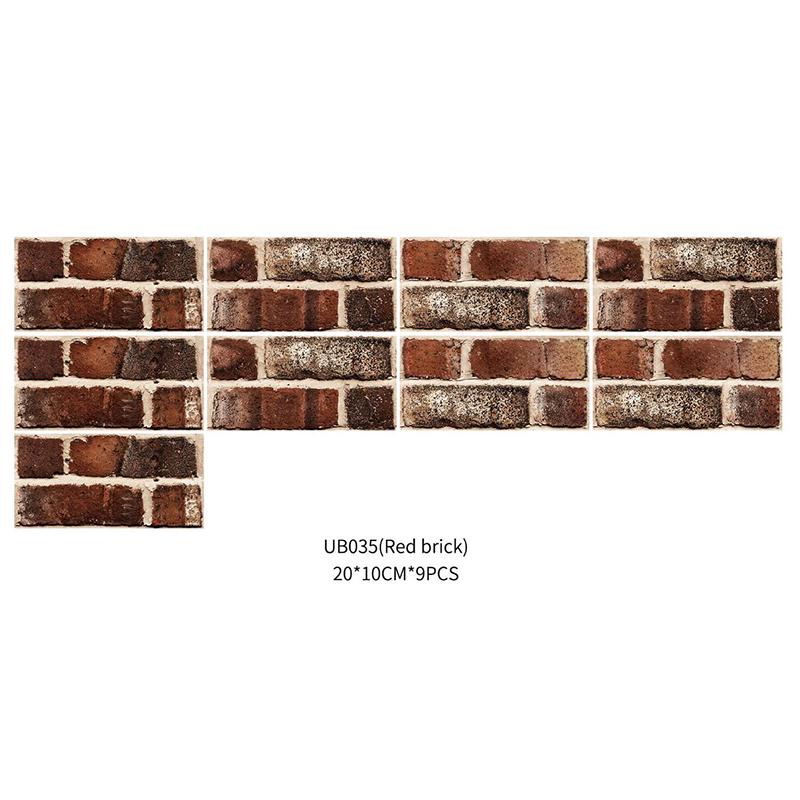 Buy 9Pcs Bathroom Wall Sticker Blue Grey Marble Bricks Wall Decals Wall