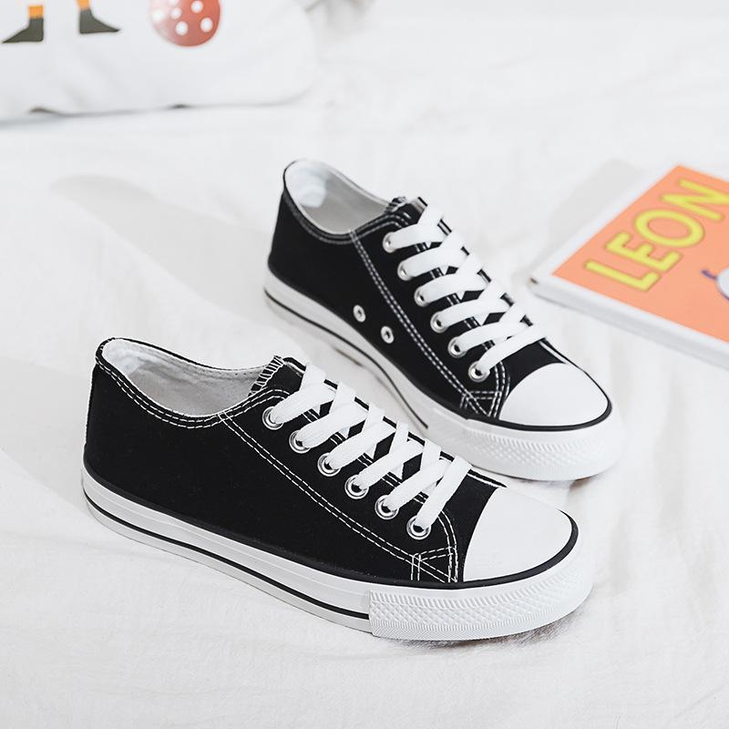 Cheap Canvas Shoes Women's Spring Autumn New Korean The Trend LowTop
