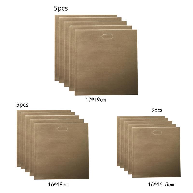 Buy 5 PCS Per Pack Teflon NonStick Toast Bread Bag Safe In Toaster