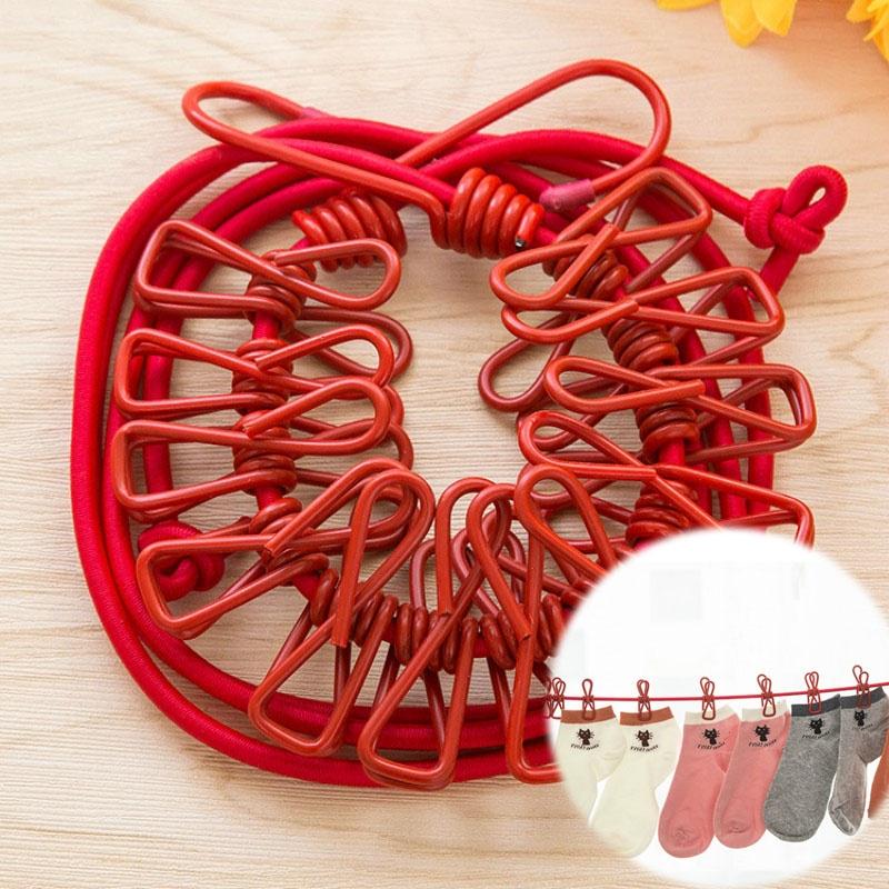 Cheap Belt Clip Clothesline Travel Portable Retractable Windproof