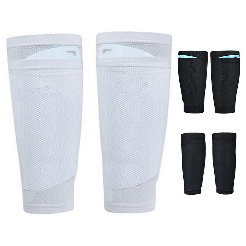 Buy Shin Pad Holder Breathable Men's Shin Pad Holder Socks Lock Sleeves