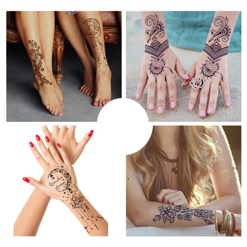 Koupit Indian Henna Rose Lace Flower Tattoo Stencil Women Diy Body Legs Arm Art Airbrush Painting Mandala Za Dobrou Cenu — Doprava Zdarma, Skutečné Recenze S Fotkami — Joom 1000_x_1000_jpg