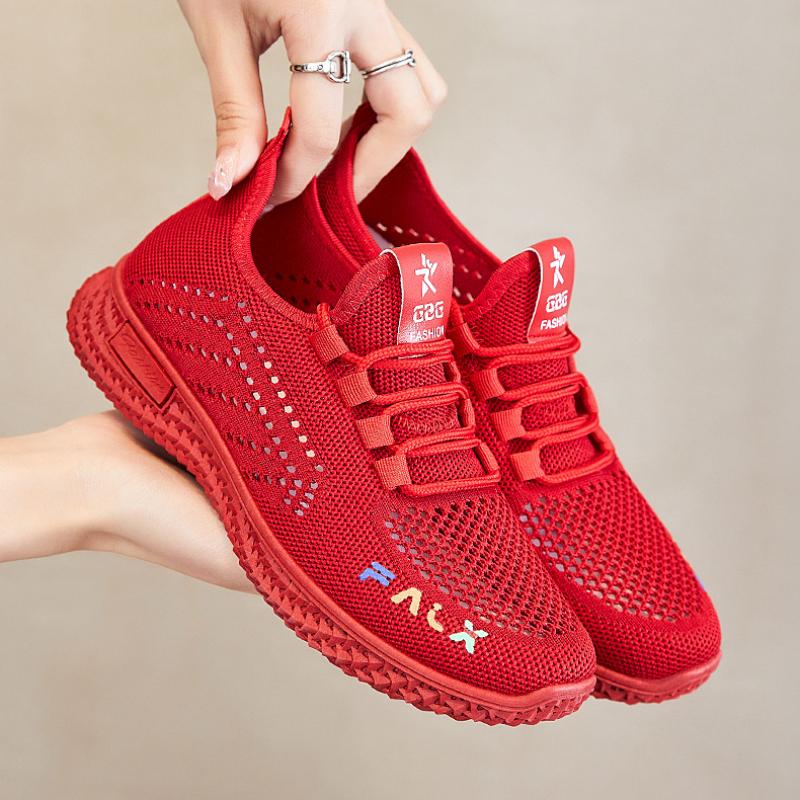 New Single Shoes Casual Women's Shoes Soft Sole Breathable Sports Shoes