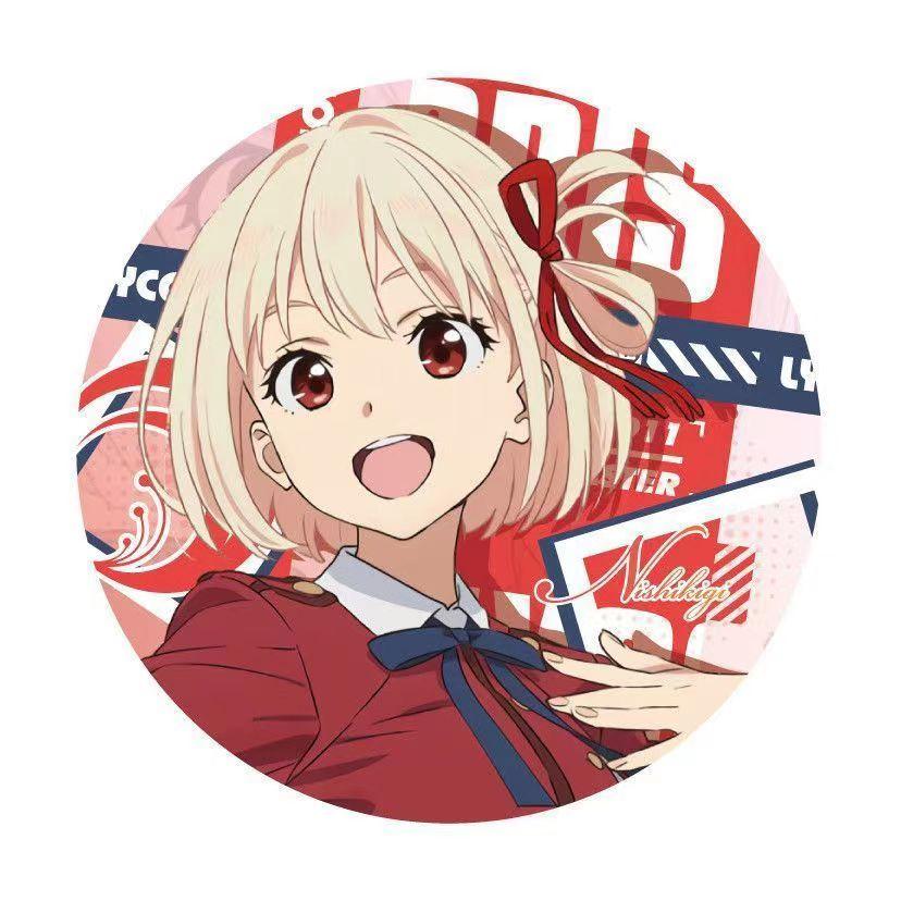 Cheap Lycoris Recoil brooch, anime badge, collection decoration Joom