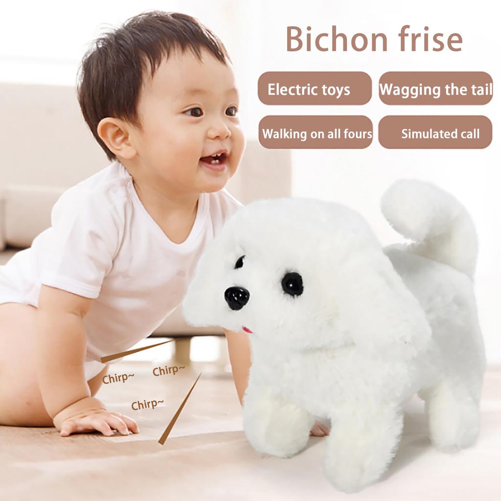 Buy New Smart Dog Plush Toy Electric Plush Robot Dog Toddler Toy For