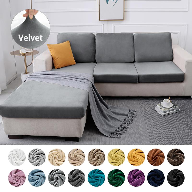 Kaufe Velvet Sofa Seat Cushion Covers for Living Room Cushion Chaise