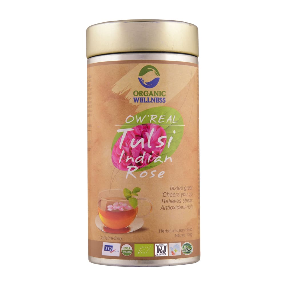 Cheap Tea with Tulsi and Indian Rose (100 g), Tulsi Indian Rose Tea
